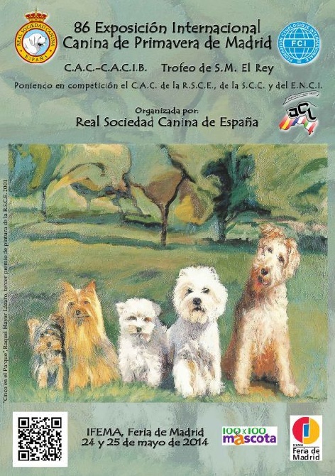 De La Perouze Du Revermont - Expositin  canine à Madrid